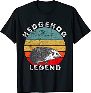 Hedgehog Legend Retro Vintage Hedgehog T Shirt