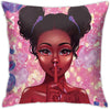 Black Girl African American Girl Pillow