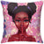 Black Girl African American Girl Pillow