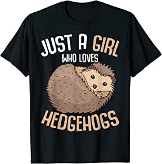 Camiseta "Solo una chica que ama a los erizos"