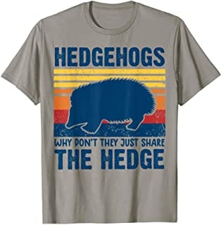 ¿Por qué no comparten la divertida camiseta del erizo?