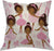 African American Ballerinas Ballet Pillow