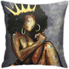 Black Girl Magic African American Women With Crown Pillow