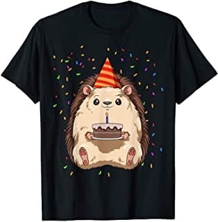 Camiseta de cumpleaños de erizo