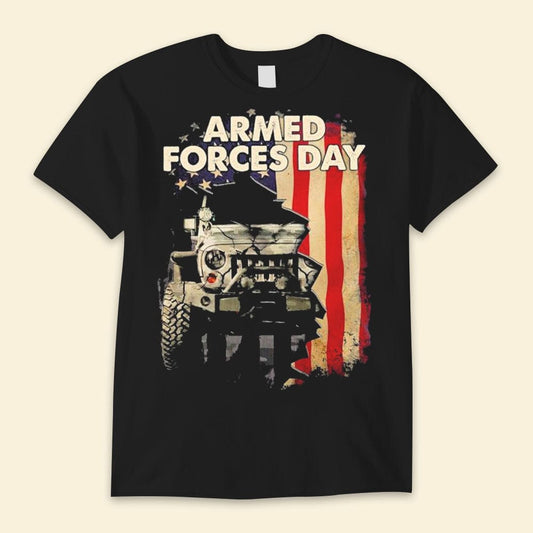 Camisetas de veteranos con la bandera de EE. UU. para el Día de las Fuerzas Armadas