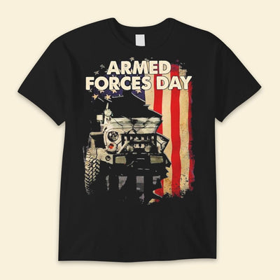 Armed Forces Day With US Flag Veteran Shirts