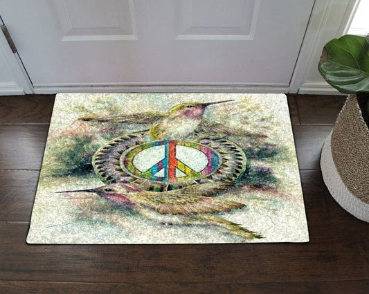Hippie Hummingbird  Hippie Doormat