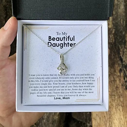 Jewelry Gift For Daughter On Birthday, Christmas, Graduation - Alluring Beauty To My Daughter