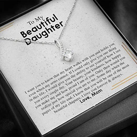 Jewelry Gift For Daughter On Birthday, Christmas, Graduation - Alluring Beauty To My Daughter