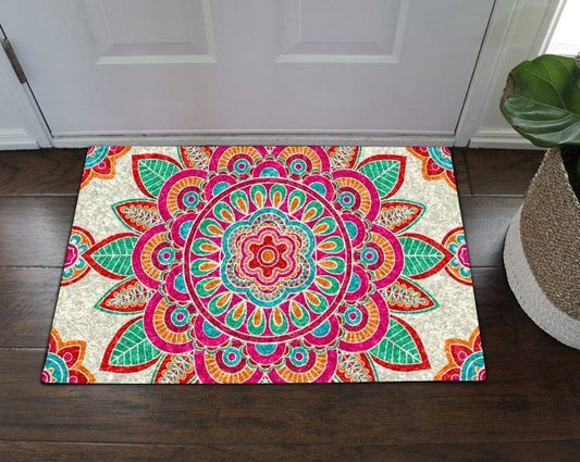 Hippie Mandala  Hippie Doormat