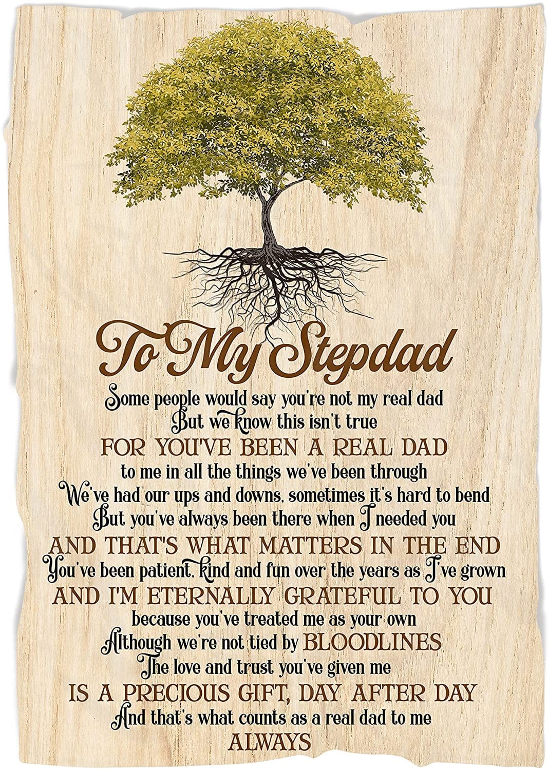 To My Step Dad, Bonus Dad Father's Day Blanket