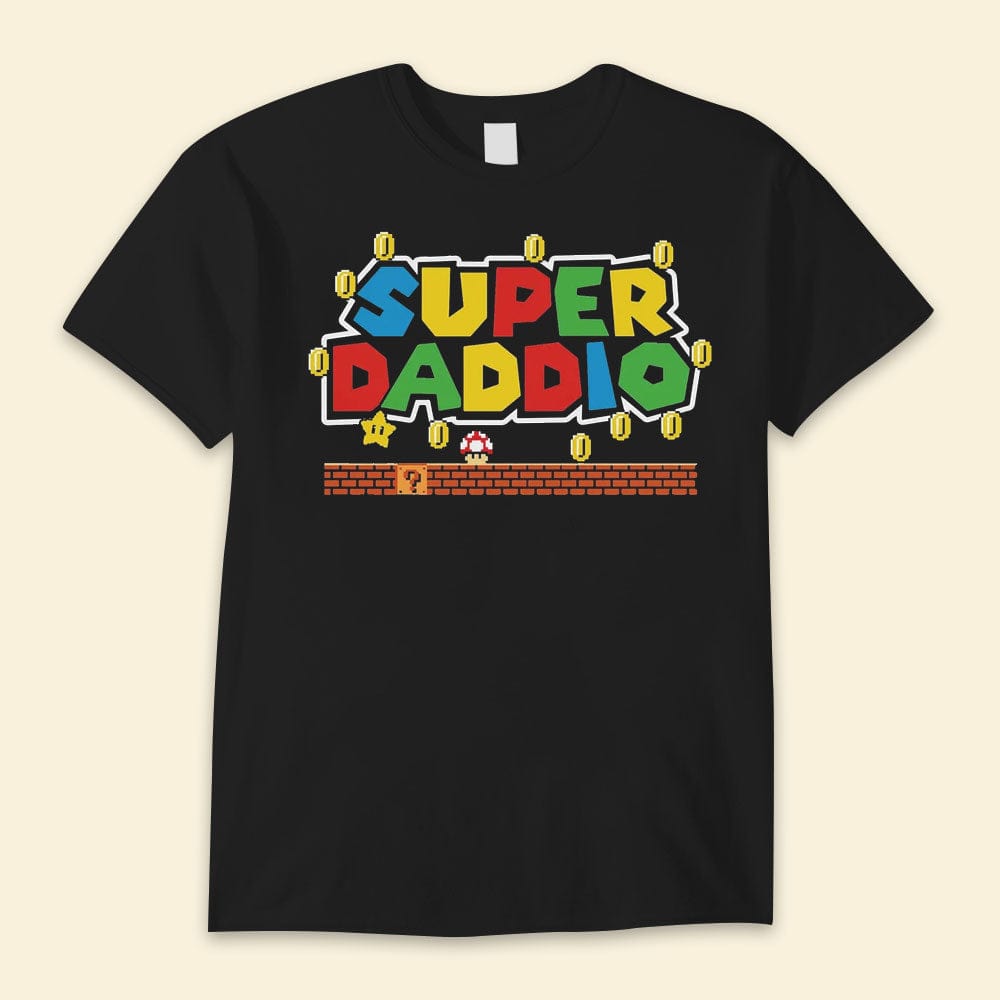 Camisetas del día del padre feliz de Supper Daddio