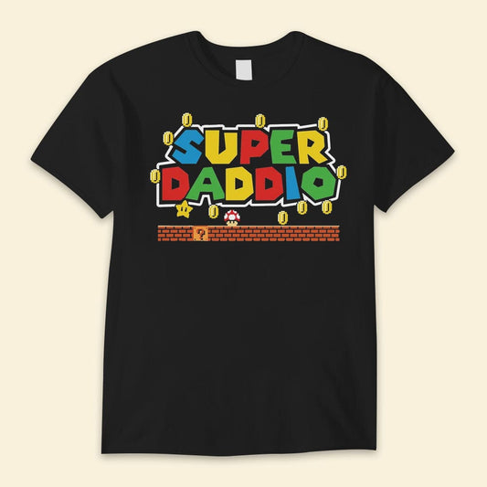 Camisetas del día del padre feliz de Supper Daddio