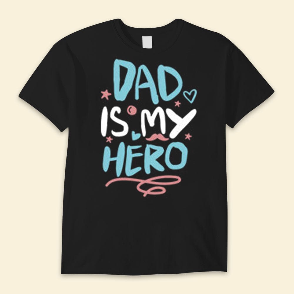 Camisetas del día del padre "Papá es mi héroe"