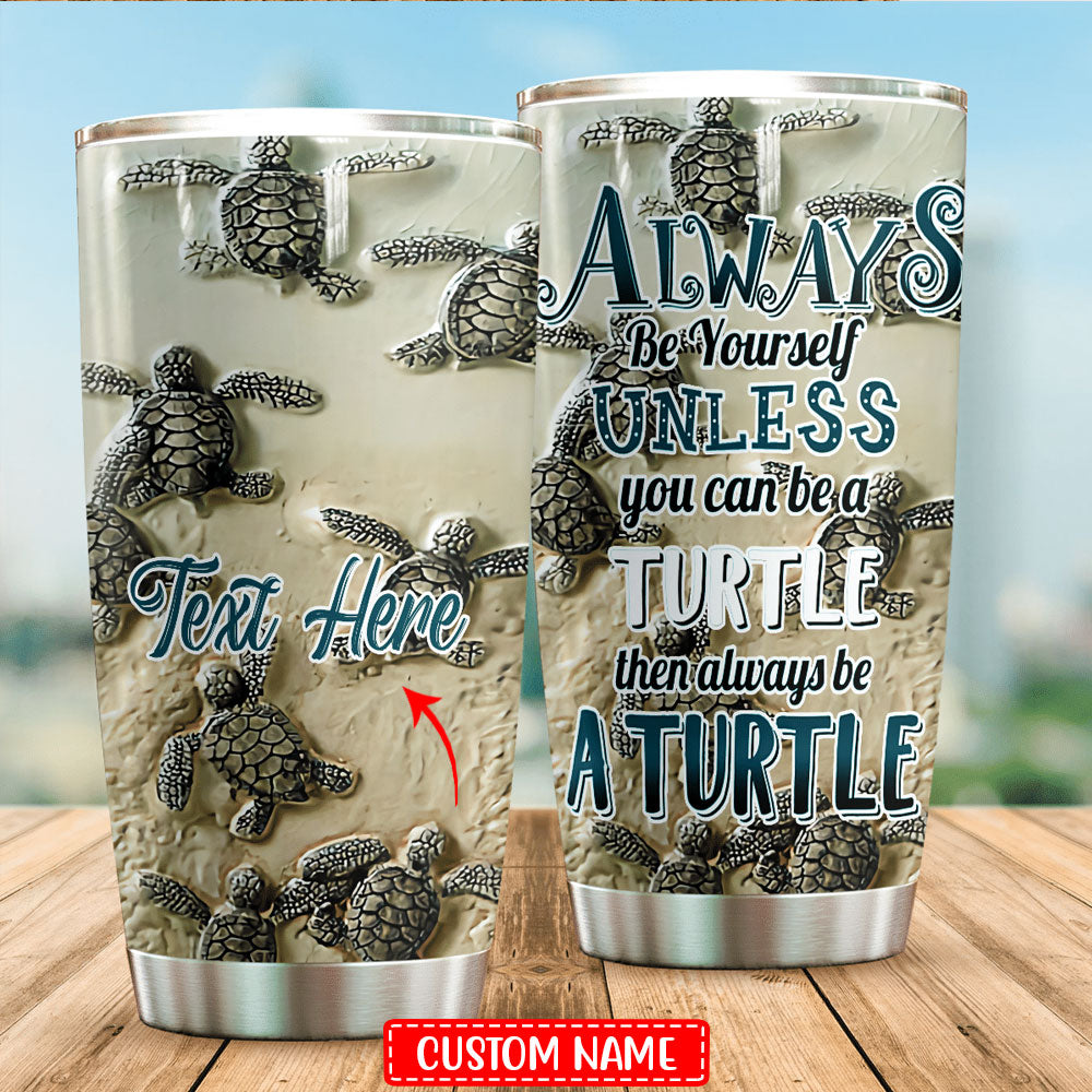 Consejos personalizados de Sea Turtle Turtle Tumbler