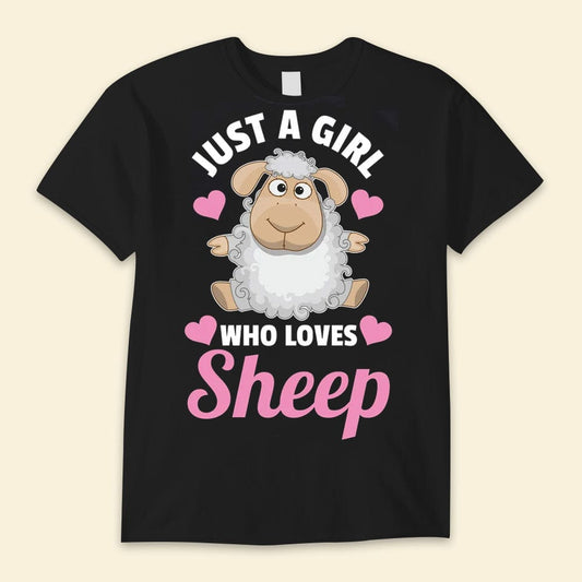 Solo una chica que ama las ovejas Camisetas de ovejas
