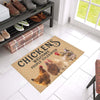 Welcome People Tolerated Chicken Doormat