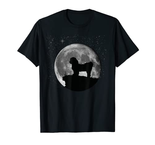 Camiseta Shih Tzu en la luna