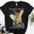 Autism Dad Awareness Shirt, Your Fight Is My You'll Never Walk Alone, Puzzle Piece Hand