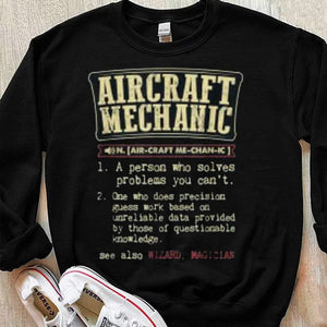 Camisetas de mecánico de aeronaves