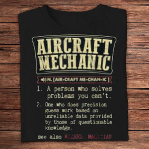 Camisetas de mecánico de aeronaves