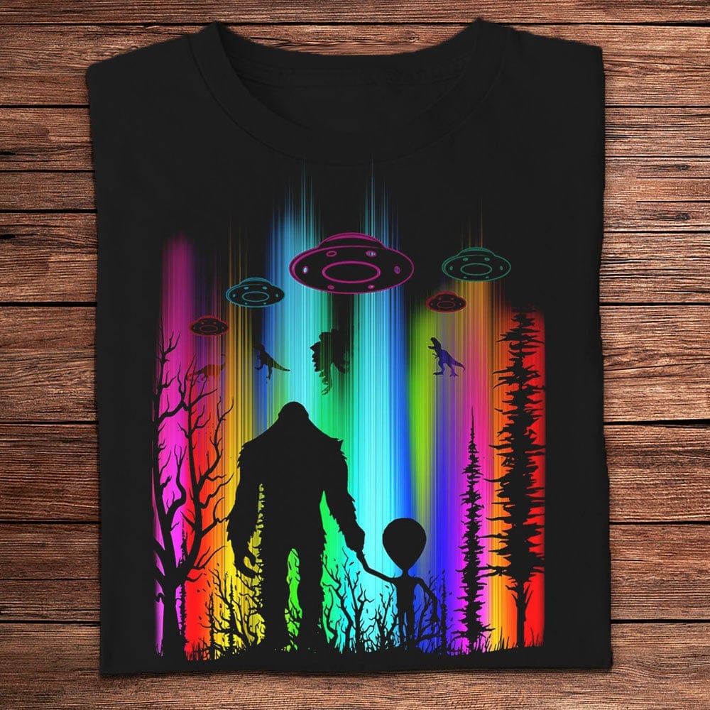 Bigfoot & Aliens Shirts