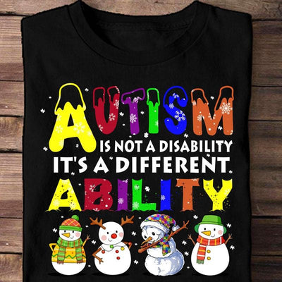 Autism Is Not A Disability Shirts