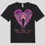 Faith Hope Love Pink Ribbon Wings Breast Cancer Shirt