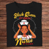Black Queen By Birth Nurse By Choice African American Shirts