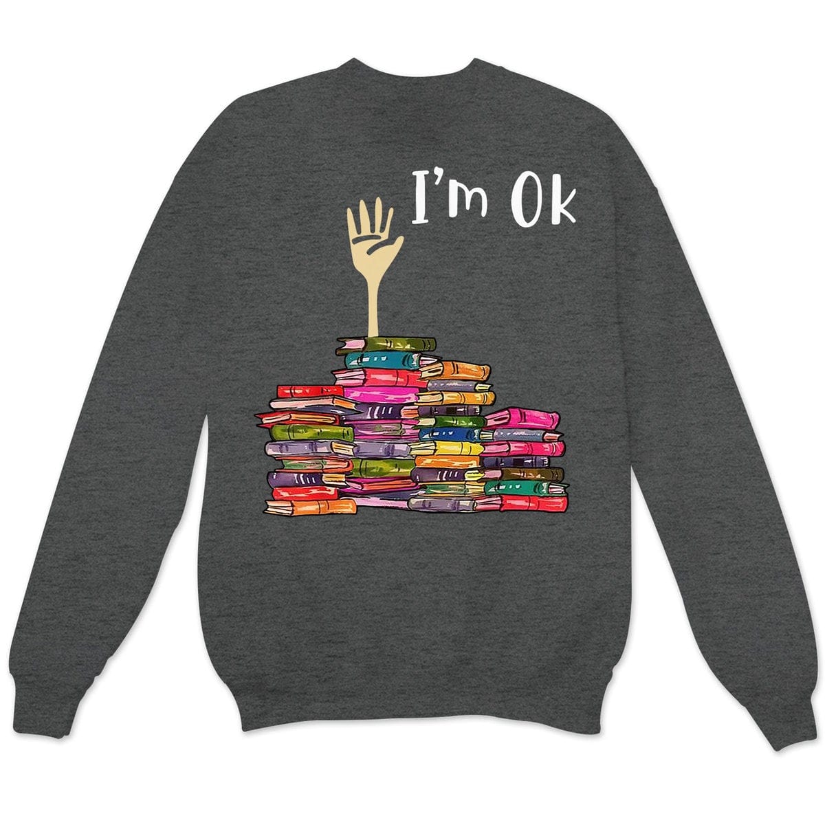 I am 2024 ok grey sweatshirt