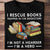 Rescato libros atrapados en la librería Camisetas