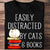 Easily Distracted By Cats And Books Shirts