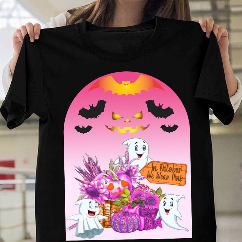 En octubre usamos camisetas de Halloween contra el cáncer de mama