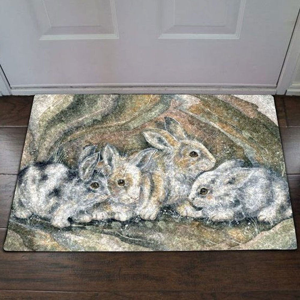 Bunny Family Doormat