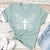 Christian Cross Butterfly Shirts