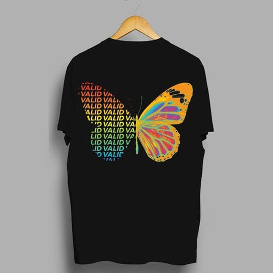 Camisetas de mariposa válidas