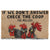 Personalized If We Don't Answer Check The Coop Chicken Doormat