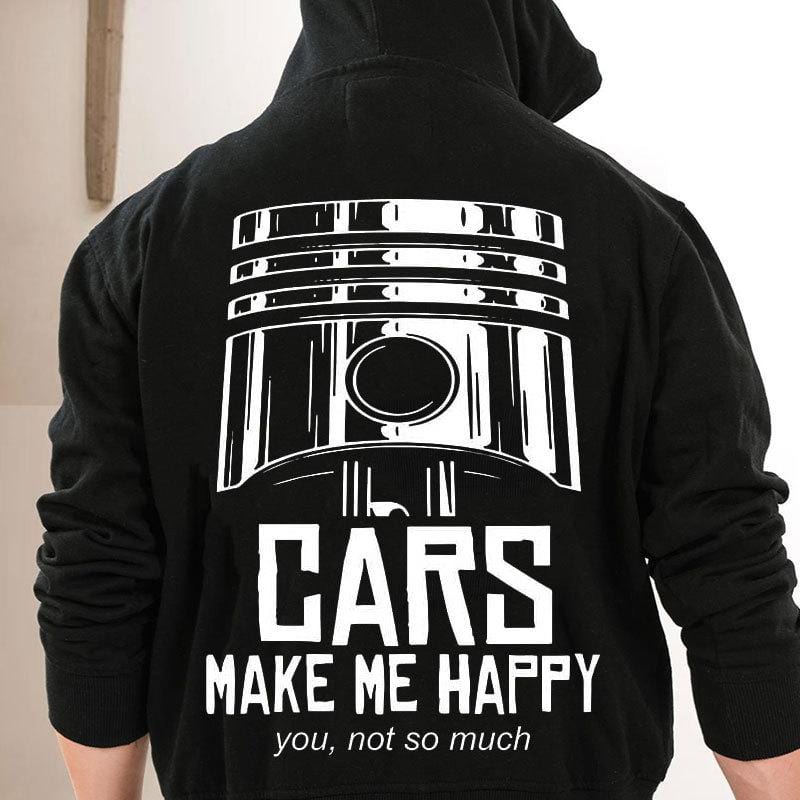 Los coches me hacen feliz Tú no tanto Camisetas de mecánico