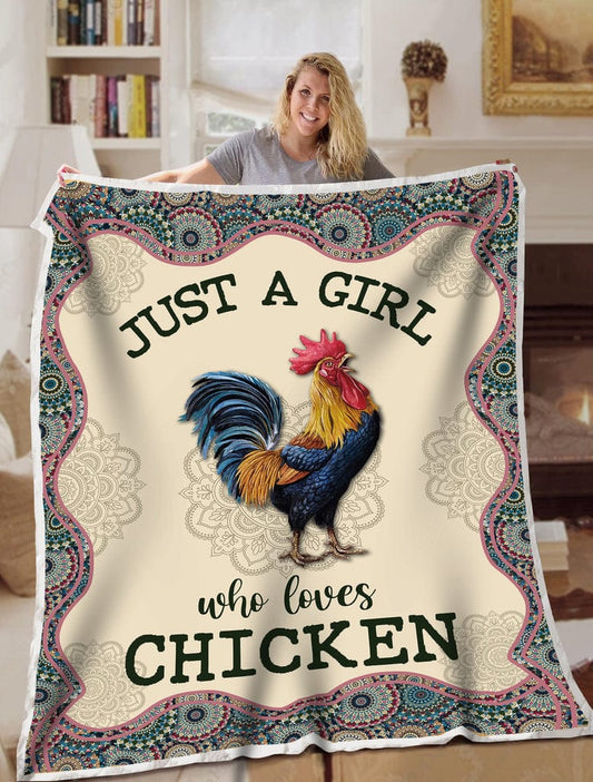 Mandala Solo una chica que ama la manta de pollo