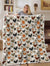 Cute Chicken Pattern Chicken Blanket