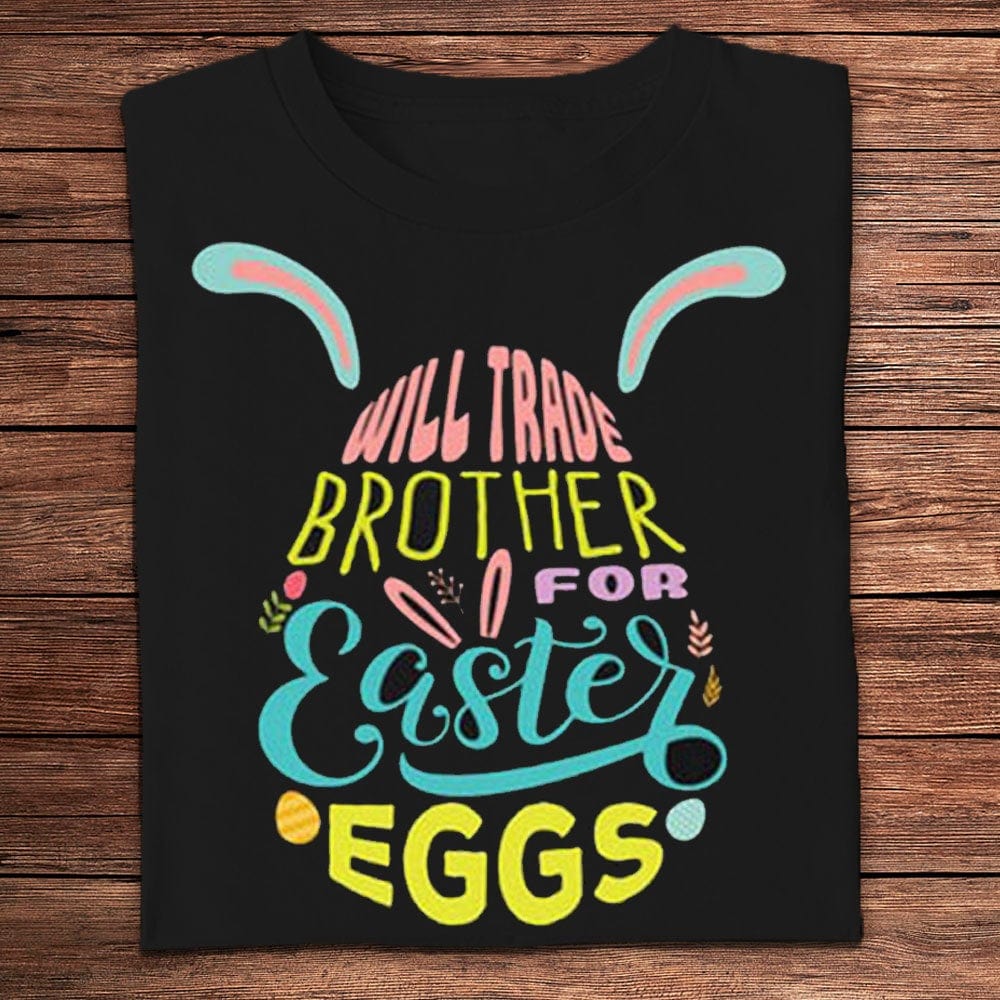 Cambiaré a mi hermano por camisetas con huevos de Pascua