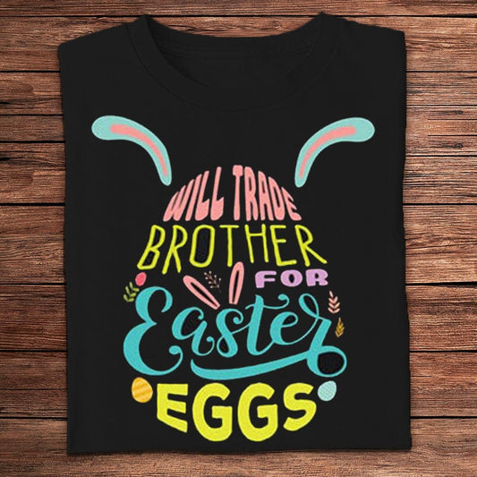 Cambiaré a mi hermano por camisetas con huevos de Pascua