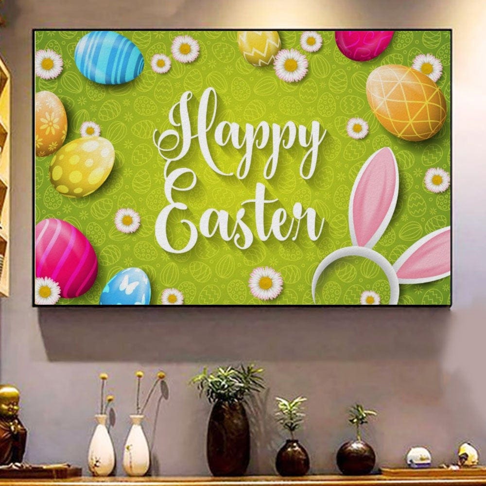 Póster de Feliz Pascua, lienzo