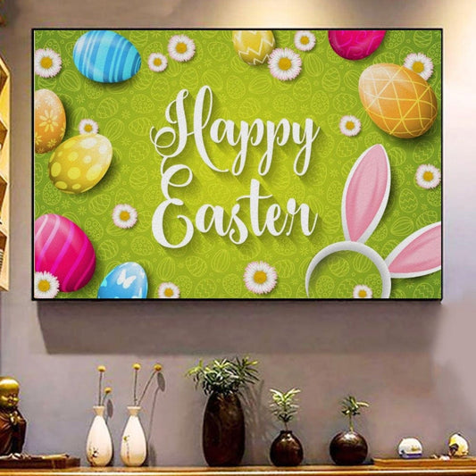 Póster de Feliz Pascua, lienzo