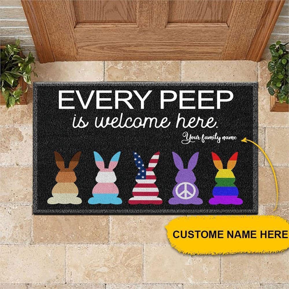 Every Bunny Welcome Easter Doormat