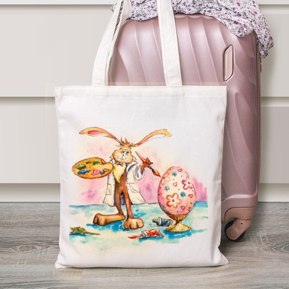 Bolsa de mano con dibujo de conejito de Pascua