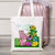 Bunny & Flower Happy Easter Tote Bag