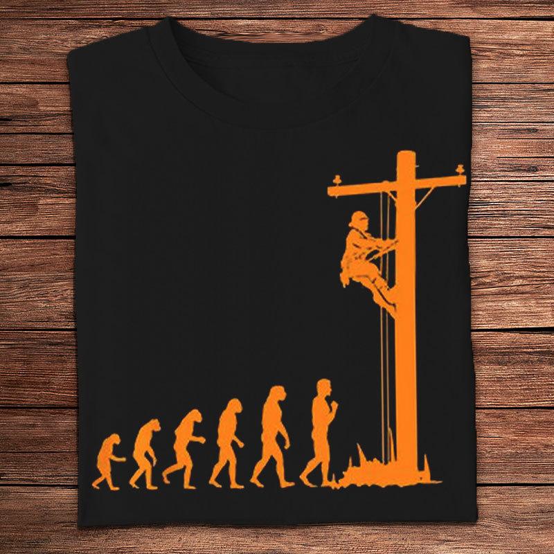 Camisetas de evolución de electricista