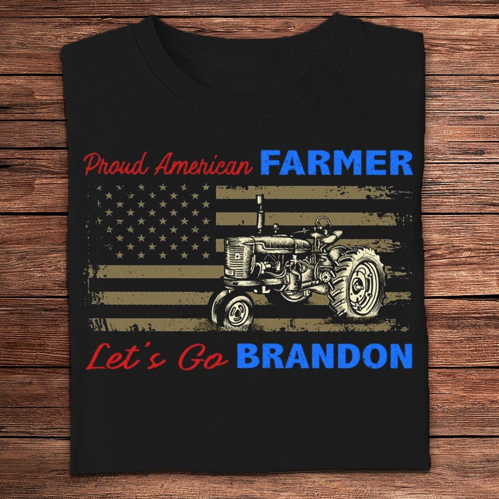 Camisetas de Let's Go Brandon del orgulloso granjero estadounidense