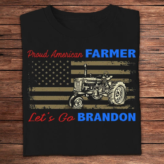 Camisetas de Let's Go Brandon del orgulloso granjero estadounidense